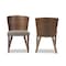 Baxton Studio Sparrow Brown And "Gravel" Wood Modern Dining Chair 96-4644 - alternate 4